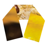 Yellow Python Snake Print Scarf