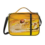 Yellow Python Snake Print Shoulder Strap Bible Bag