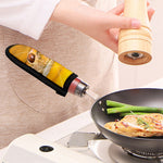 Yellow Python Snake Print Skillet Handle Cover