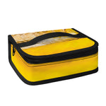 Yellow Python Snake Print Small Lunch Bag