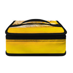 Yellow Python Snake Print Small Lunch Bag
