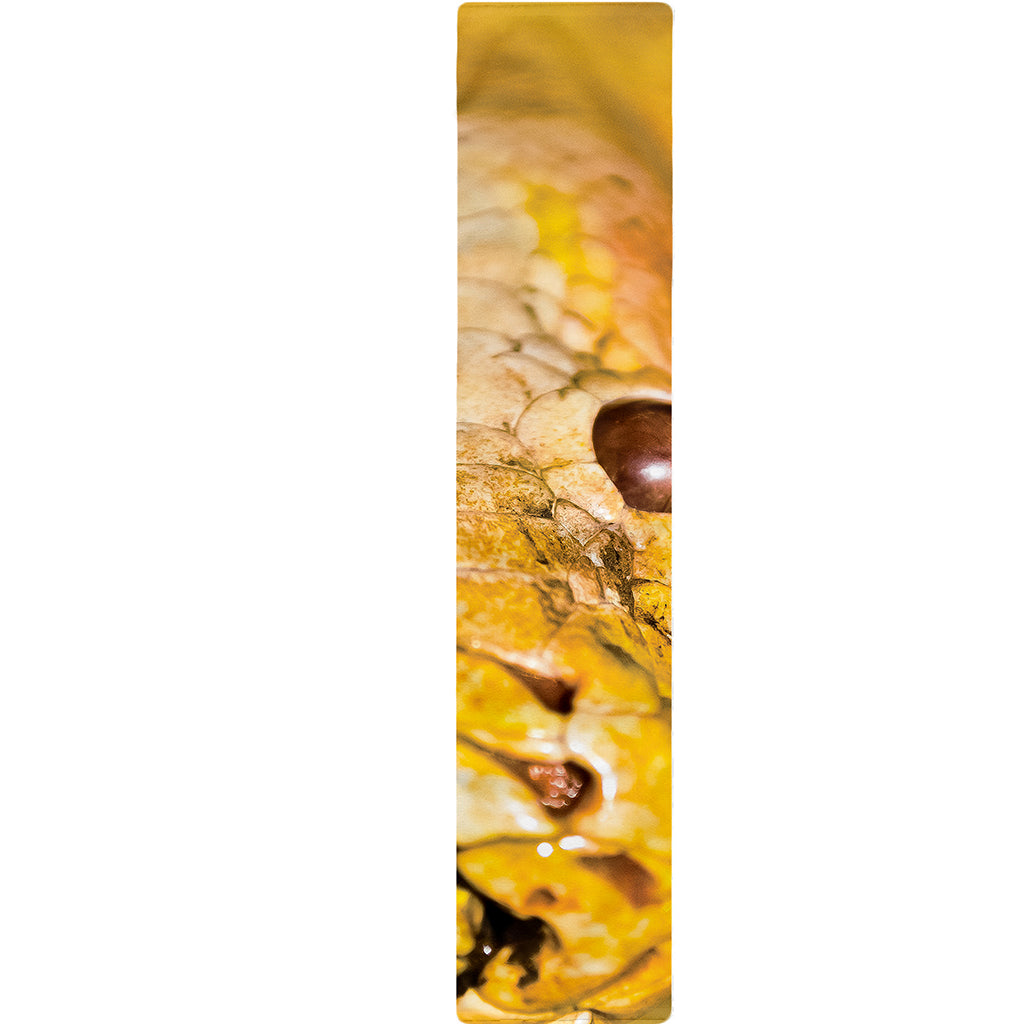 Yellow Python Snake Print Table Runner