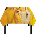Yellow Python Snake Print Tablecloth