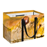Yellow Python Snake Print Utility Tote Bag