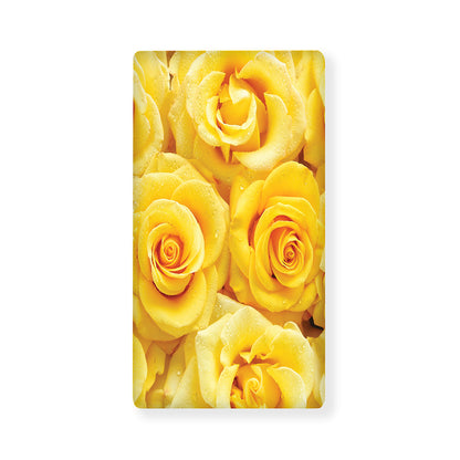 Yellow Rose Print Baby Crib Sheet