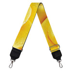 Yellow Rose Print Bag Strap