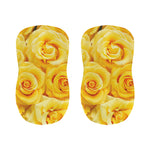 Yellow Rose Print Bar Stool Covers