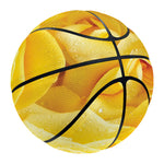 Yellow Rose Print Basketball