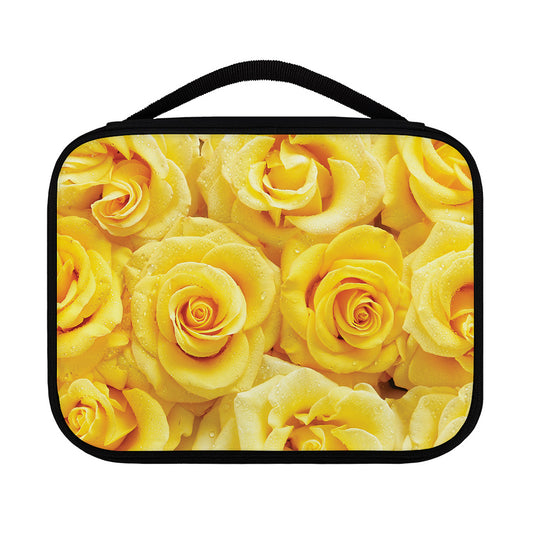 Yellow Rose Print Classic Bible Case