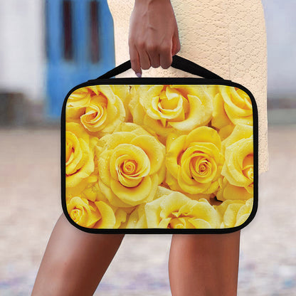 Yellow Rose Print Classic Bible Case