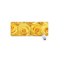 Yellow Rose Print Extended Mouse Pad