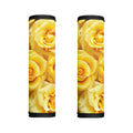 Yellow Rose Print Handle Covers