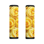 Yellow Rose Print Handle Covers