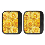 Yellow Rose Print Handle Covers