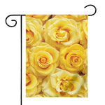 Yellow Rose Print House Flag