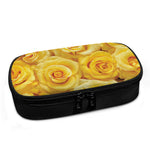 Yellow Rose Print Insulin Cooler Travel Case