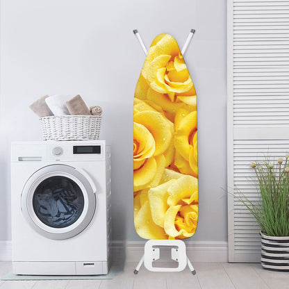 Yellow Rose Print Ironing Board Cover