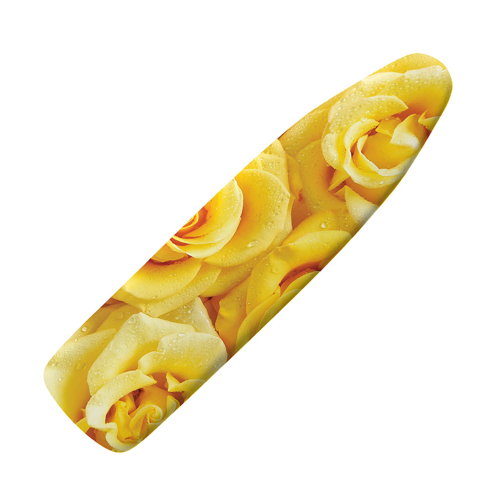 Yellow Rose Print Ironing Board Cover