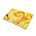 Yellow Rose Print Pet Cooling Mat Cover