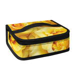 Yellow Rose Print Small Lunch Bag