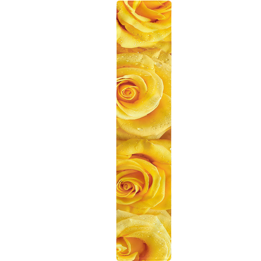 Yellow Rose Print Table Runner