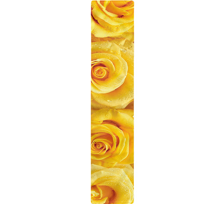 Yellow Rose Print Table Runner
