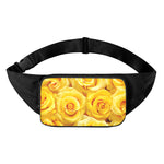 Yellow Rose Print Waist Bag
