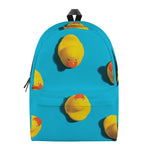 Yellow Rubber Ducks Print Backpack