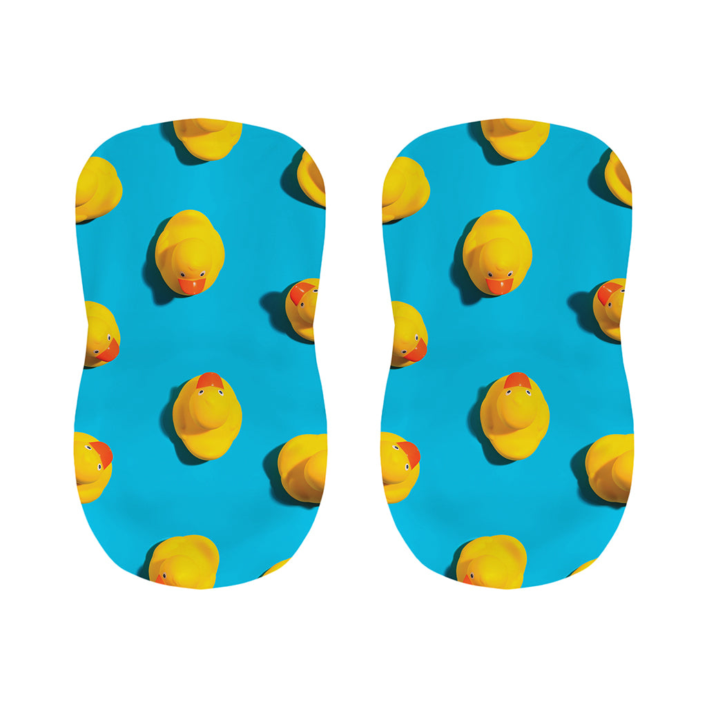 Yellow Rubber Ducks Print Bar Stool Covers