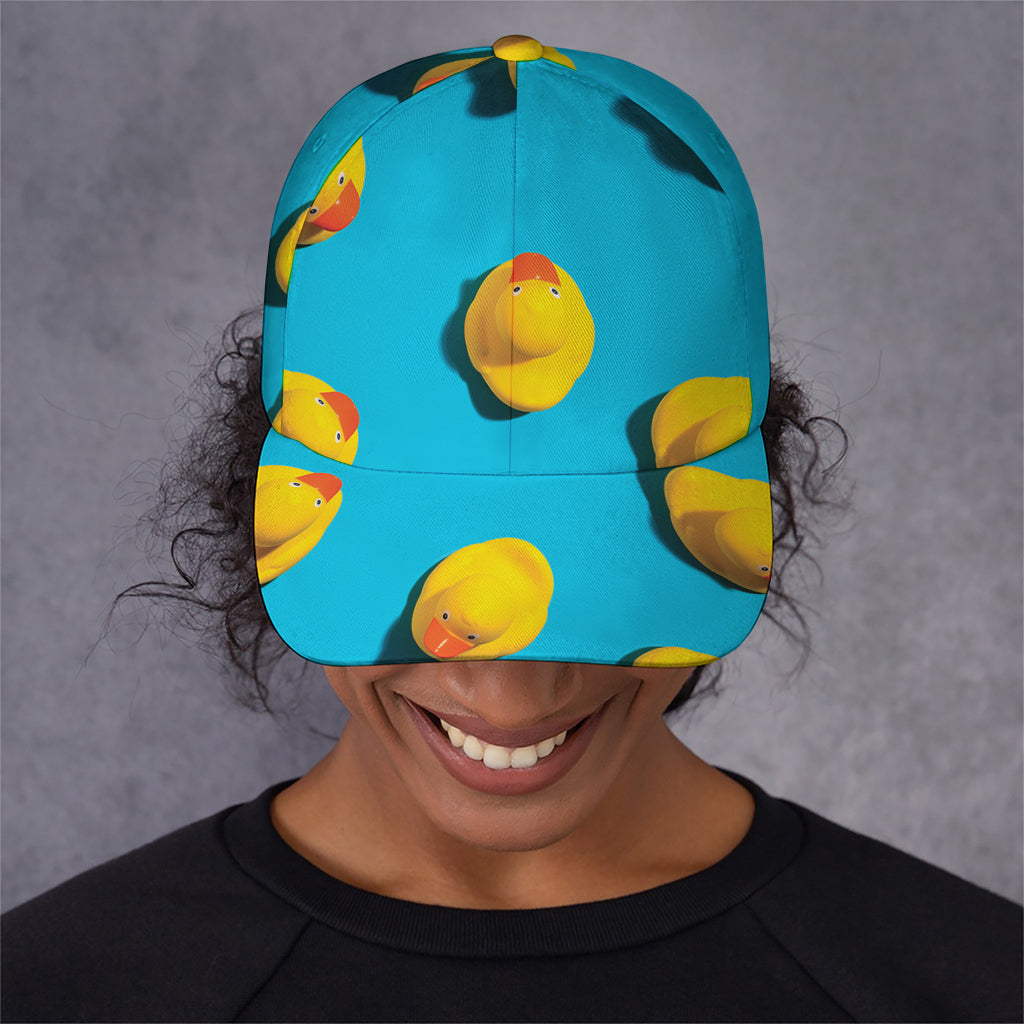 Yellow Rubber Ducks Print Baseball Cap