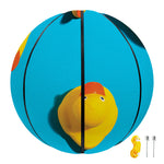 Yellow Rubber Ducks Print Basketball