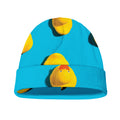 Yellow Rubber Ducks Print Beanie