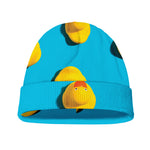 Yellow Rubber Ducks Print Beanie