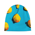 Yellow Rubber Ducks Print Beanie