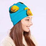 Yellow Rubber Ducks Print Beanie