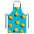 Yellow Rubber Ducks Print Bib Apron With Pocket