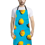 Yellow Rubber Ducks Print Bib Apron With Pocket