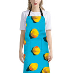 Yellow Rubber Ducks Print Bib Apron With Pocket