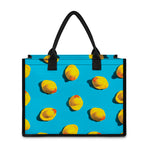 Yellow Rubber Ducks Print Canvas Tote Bag