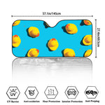 Yellow Rubber Ducks Print Car Windshield Sun Shade