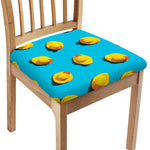 Yellow Rubber Ducks Print Chair Cushion Cover