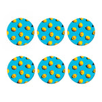 Yellow Rubber Ducks Print Coaster Set