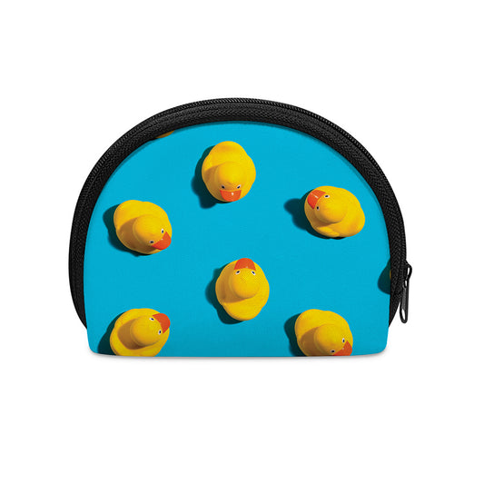 Yellow Rubber Ducks Print Coin Purse