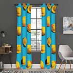 Yellow Rubber Ducks Print Curtain