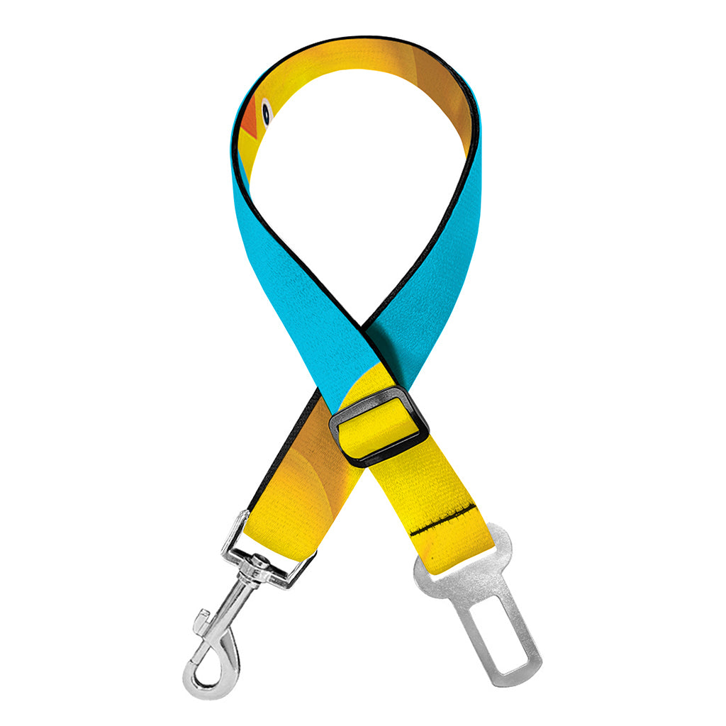 Yellow Rubber Ducks Print Dog Seat Belt