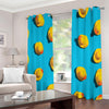 Yellow Rubber Ducks Print Extra Wide Grommet Curtains