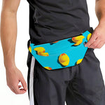 Yellow Rubber Ducks Print Fanny Pack