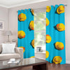 Yellow Rubber Ducks Print Grommet Curtains