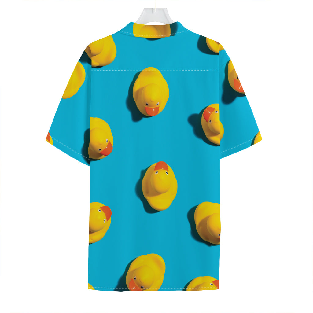 Yellow Rubber Ducks Print Hawaiian Shirt