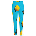 Yellow Rubber Ducks Print High-Waisted Pocket Leggings